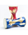 14CM 龍圖案 牛皮胸鼓 曲漾腰鼓 兒童腰鼓